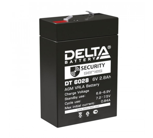 Аккумулятор ОПС 6В 2.8А.ч Delta DT 6028