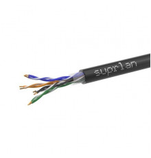 Кабель витая пара U/UTP кат.5E 4х2х24AWG solid Cu PE Out. Premium 305м (м) SUPRLAN 01-0311-2