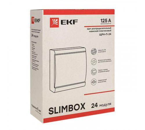 Щит ЩРН-П-24 "SlimBox" IP41 PROxima EKF sb-n-24