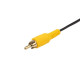 Шнур 3.5мм 4C Plug - 3RCA Plug 1.5м PE (GOLD) Rexant 17-4412-4