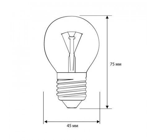 Лампа накаливания MIC D FR 60Вт E27 Camelion 9871