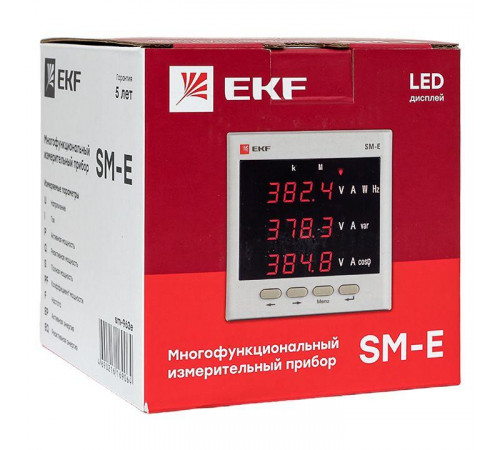 Прибор измерительный многофункциональный SME LED дисплей PROxima EKF sm-963e