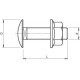 Комплект креплений M6х12 FRSB 6х12 VZ G (болт с плоской головкой + комб. гайка) OBO 6406130