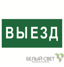 Знак безопасности BL-3015B.N02 "Выезд" Белый свет a17861