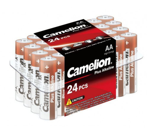 Элемент питания алкалиновый AA/LR6 1.5В Plus Alkaline LR6-PB24 (уп.24шт) Camelion 6752