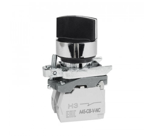 Переключатель OptiSignal D22 C4-S-25 2 положения металл 1НО+1НЗ XB4BD25 КЭАЗ 332171