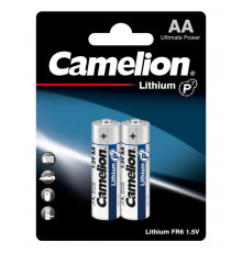 Элемент питания литиевый AA/FR6 1.5В Lithium FR6-BP2 BL2 (уп.2шт) Camelion 15241