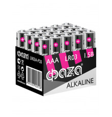 Элемент питания алкалиновый AAA/LR03 1.5В Alkaline Pack-20 (уп.20шт) ФАZА 5028128