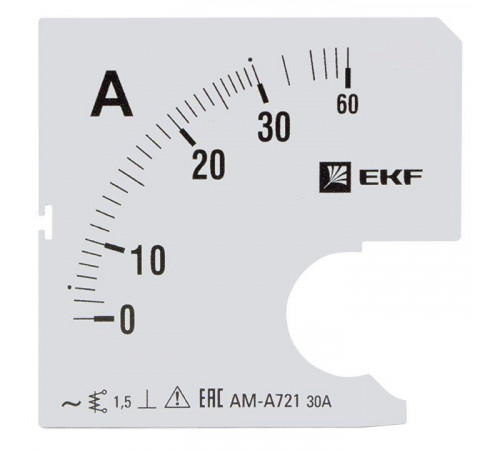 Шкала сменная для A721 30/5А-1.5 PROxima EKF s-a721-30