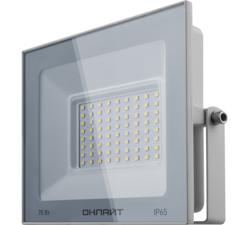 Прожектор светодиодный 90 138 OFL-70-6K-WH-IP65-LED 70Вт 6000К IP65 5600лм бел. ОНЛАЙТ 90138