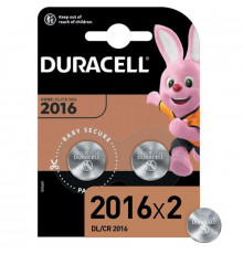 Элемент питания литиевый CR2016 BP-2 (блист.2шт) Duracell Б0037271