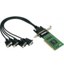 Плата мультипортовая для шины Universal PCI (с поддержкой PCI и PCI-X) CP-104UL-DB9M MOXA УТ0030040