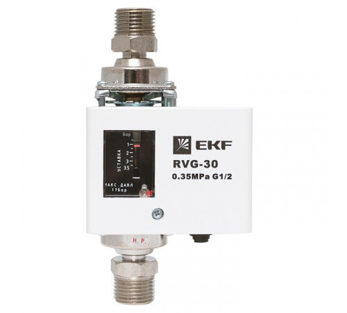 Реле перепада давления RVG-30-0.35-2 (0.35 МПа) EKF RVG-30-0.35-2