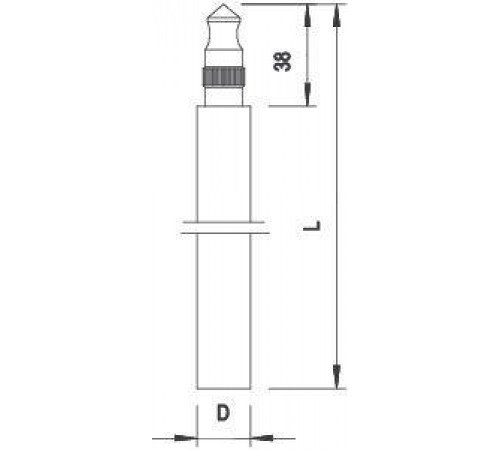 Стержень заземл. гор. цинк. d20х1500мм 219 20 BP FT (дл.1.5м) OBO 5000947