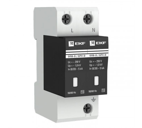 Ограничитель перенапряжения имп. ОПВ-D2 EKF opv-d2