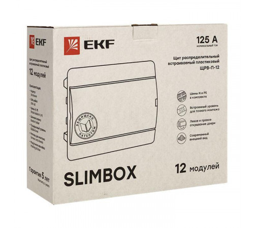 Щит ЩРВ-П-12 "SlimBox" IP41 PROxima EKF sb-v-12