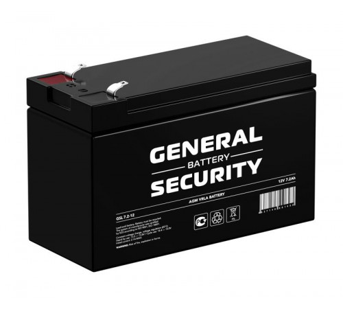 Аккумулятор 12В 7.2А.ч General Security GSL7.2-12 F2