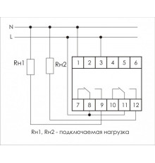 Реле времени PCR-515 2х8А 230В 2перекл. IP20 задержка включ. монтаж на DIN-рейке F&F EA02.001.006