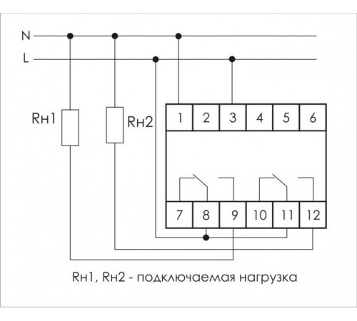 Реле времени PCR-515 2х8А 230В 2перекл. IP20 задержка включ. монтаж на DIN-рейке F&F EA02.001.006