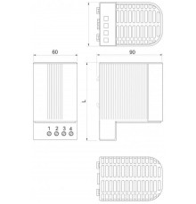 Нагреватель 150Вт 110-230В SchE NSYCR150WU2C