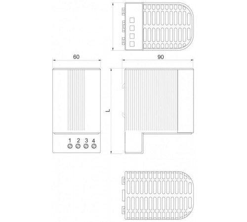 Нагреватель 150Вт 110-230В SchE NSYCR150WU2C