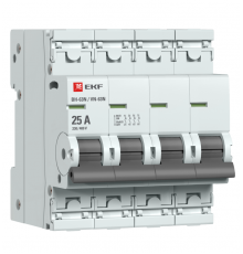 Выключатель нагрузки 4п 25А ВН-63N PROxima EKF S63425
