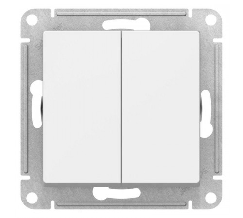 Переключатель перекрестный 2-кл. AtlasDesign 2хсх.7 10АХ механизм лотос SE ATN001373