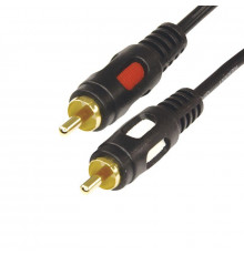 Шнур 2RCA Plug - 2RCA Plug 3м (GOLD) Rexant 17-0145