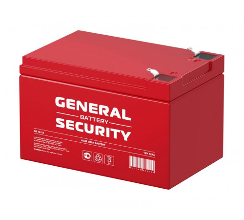 Аккумулятор 12В 12А.ч General Security GS12-12