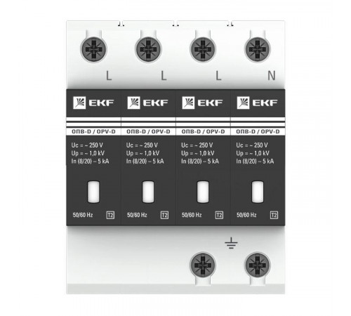 Ограничитель перенапряжения имп. ОПВ-D4 EKF opv-d4