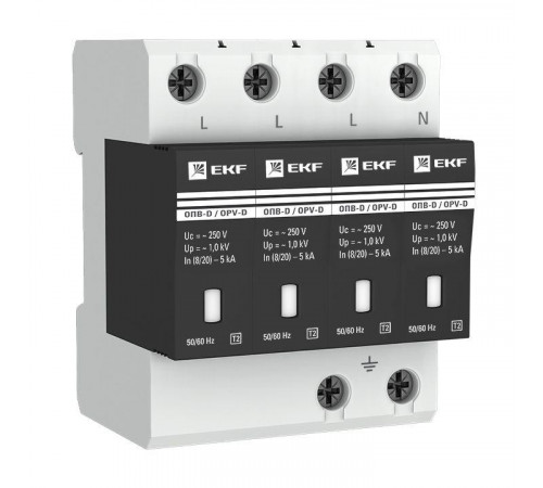 Ограничитель перенапряжения имп. ОПВ-D4 EKF opv-d4