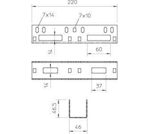 Соединитель продольный VF AZK 50 FS OBO 6066615