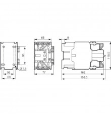 Контактор CTX-C для конд. Н.О.+Н.З 110А 230В Leg 029654