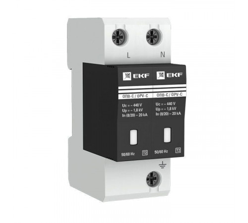 Ограничитель импульсных напряжений ОПВ-C2 PROxima EKF opv-c2
