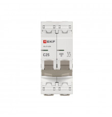 Выключатель автоматический модульный 2п 25А C 4.5кА ВА 47-63N PROxima EKF M634225C