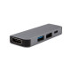 Разветвитель USB Type-C на 4 порта: 1xHDMI/2xUSB 3.0 PD/1xType-C PD Rexant 18-4151