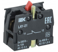 Блок контактный 1р для LAY5 IEK BDK11