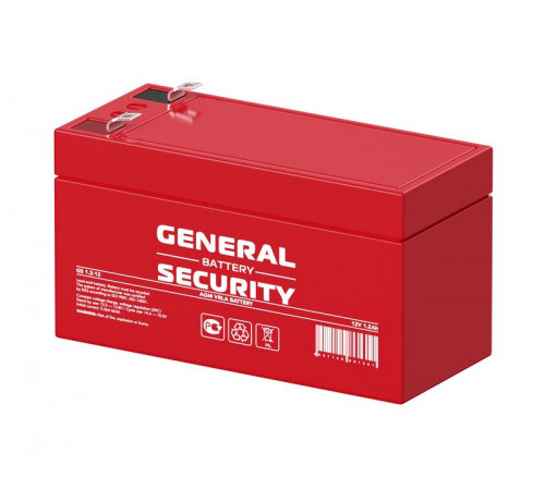 Аккумулятор 12В 1.2А.ч General Security GS1.2-12