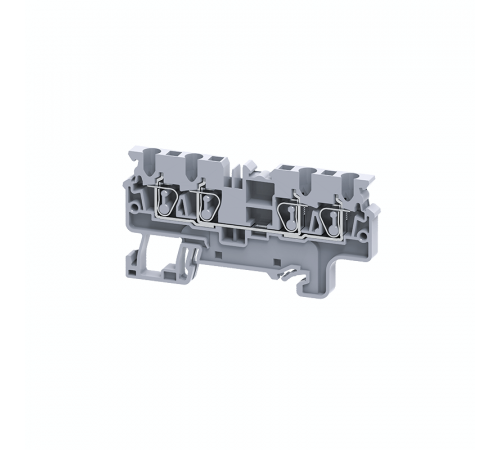 Клемма с четырьмя контактами пружинная OptiClip СX-2.5-QUATTRO-(0.2-4)-I сер. КЭАЗ 289753