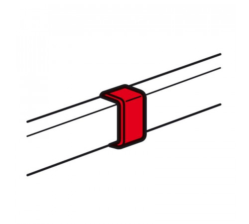 Накладка на стык для кабель-канала 32х12.5 Leg 033603