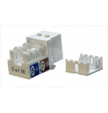 Вставка Keystone Jack RJ45 (8P8C) кат.5E KJ9-8P8C-C5e-90-WH бел. Hyperline 432595