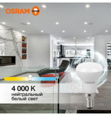 Лампа светодиодная LED Value LV R39 40 5SW/840 5Вт рефлектор матовая E14 230В 10х1 RU OSRAM 4058075582576