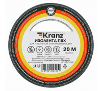 Изолента ПВХ 0.13х15мм 20м черн. Kranz KR-09-2606