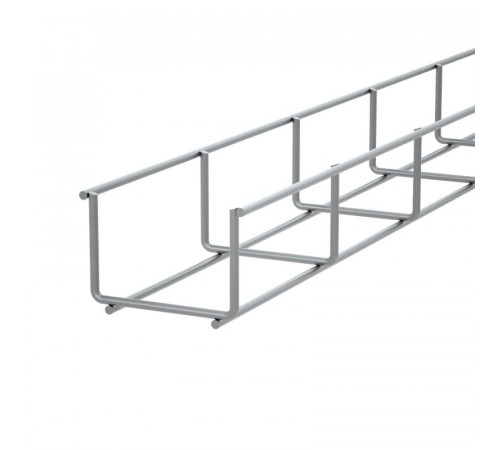 Лоток проволочный 60х60 L3000 сталь 4мм PL60-60-3000 оцинк. КМ LO0660