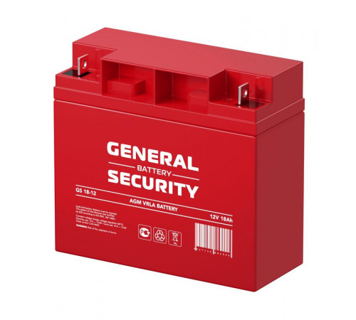 Аккумулятор 12В 18А.ч General Security GS18-12