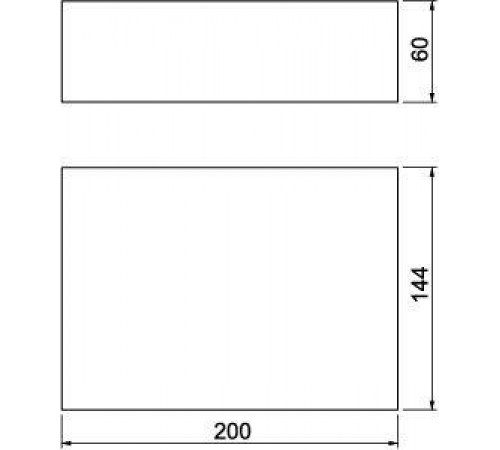 Пеноблок огнестойкий 200х144х60 FBA-B200-14 OBO 7202505