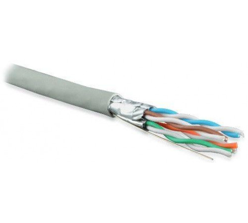 Кабель витая пара U/FTP кат.6 4х2х23AWG solid LSZH нг(А)-HF UFTP4-C6-S23-IN-LSZH-GY-500 (м) Hyperline 47958