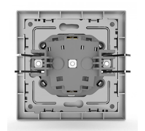 Розетка 1-м СП Pixel 16А IP20 с заземл. защ. шторки в сборе алюм. TOKOV ELECTRIC TKE-PX-R1FZSF-C03