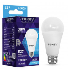 Лампа светодиодная 30Вт А70 6500К Е27 176-264В TOKOV ELECTRIC TKE-A70-E27-30-6.5K