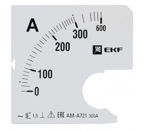 Шкала сменная для A721 300/5А-1.5 PROxima EKF s-a721-300